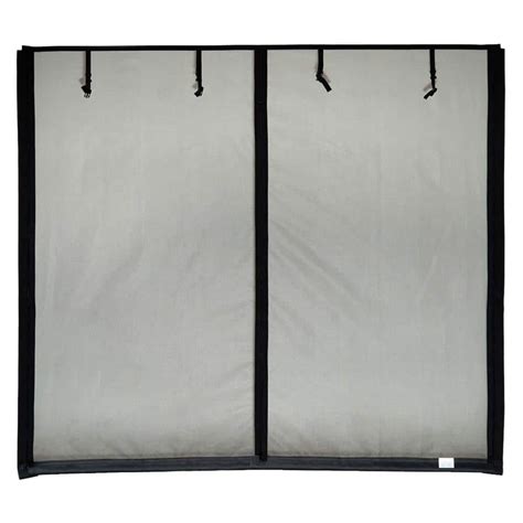 Fresh Air Screens 16 Ft X 7 Ft Roll Up Garage Door Screen With 3