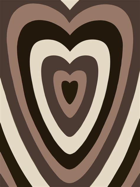 Brown Hearts Wallpaper Heart Wallpaper Chocolate Hearts Wallpaper