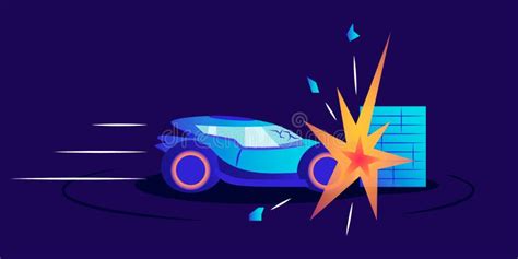 Car Hitting Wall Stock Illustrations 20 Car Hitting Wall Stock