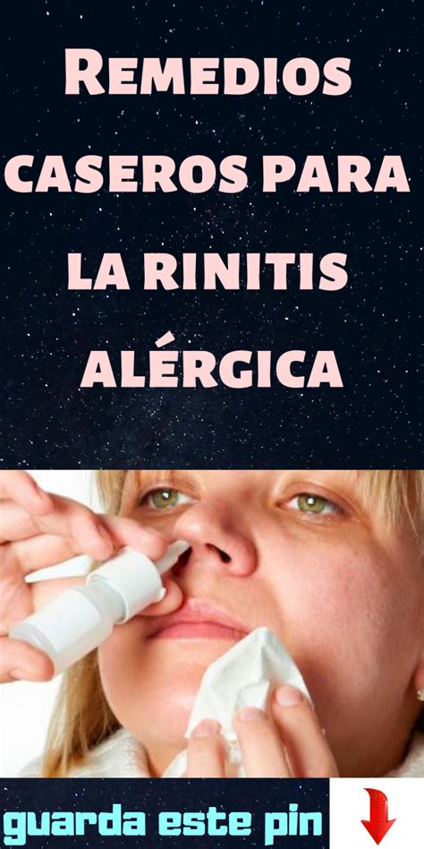 Remedios caseros para la rinitis alérgica mira como prepararlo La Salud Primero Salud