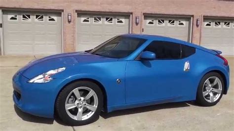 Hd Video 2011 Nissan 370z 6 Speed Blue For Sale See W Youtube