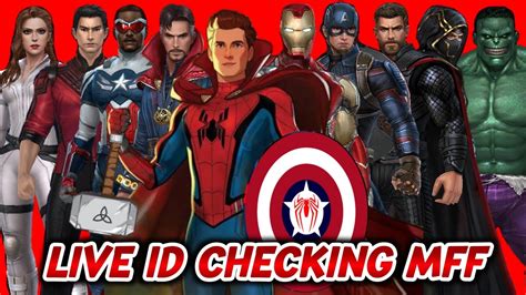 Live ID Checking MFF Marvel Future Fight MFF HINDI INDIA YouTube