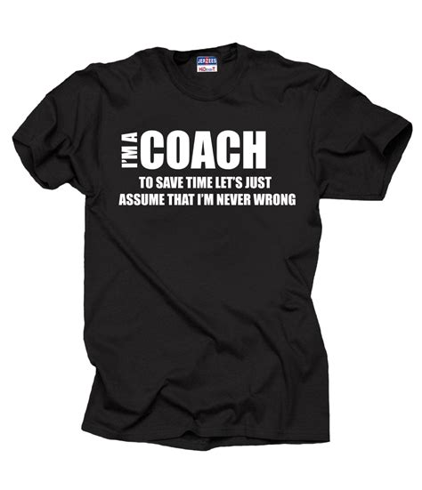 Coach T Shirt Trainer Tee Shirt Coach Shirt T T Shirt Funny Etsy