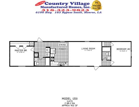 Floor Plan For 1976 14x70 2 Bedroom Mobile Home This Spacious 4