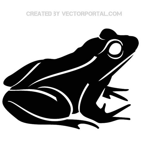 Black Frog Image Free Vector Art Silhouette Art Frog Art