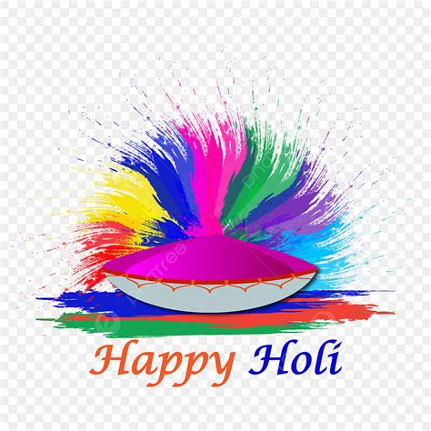 Happy Holi Festival Vector Hd Images Happy Holi Festival Colorful And