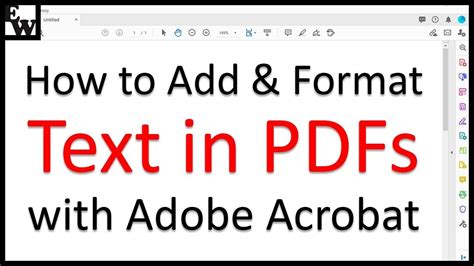 How To Add And Format Text In Pdfs With Adobe Acrobat Artofit