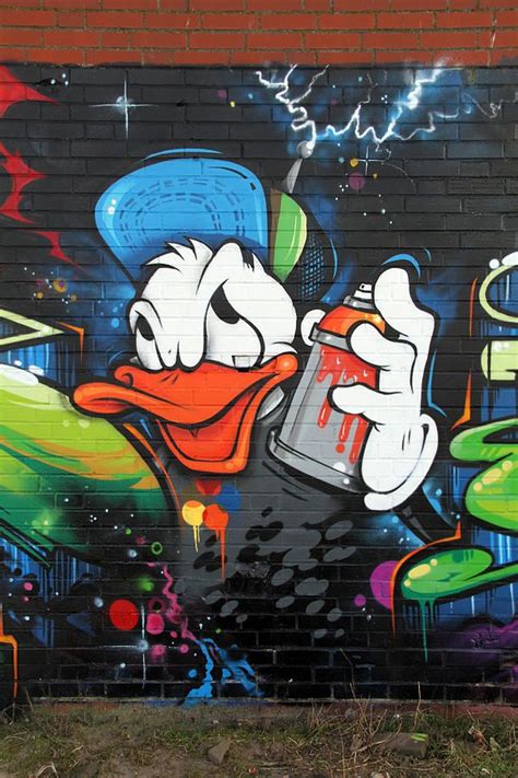 Graffiti Art Characters Graffiti Character With The Face Duck Very