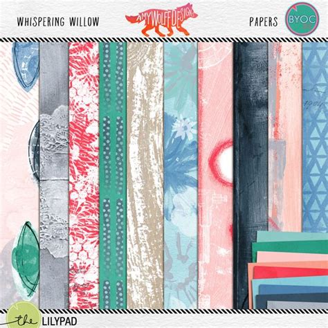 Whispering Willow Papers Amy Wolff Scrapbook Designs Digital
