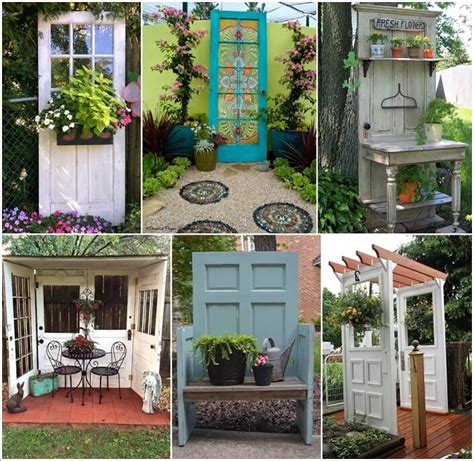 10 Creative Old Door Projects For Your Garden
