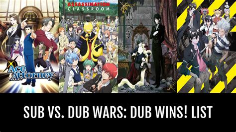 sub vs dub wars dub wins by aj0yf anime planet