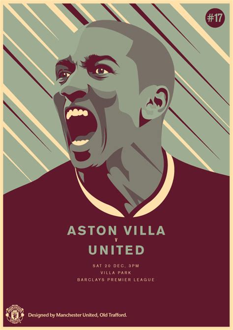 Match poster. Aston Villa vs Manchester United, 20 December 2014