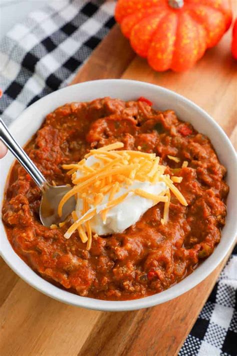Slow Cooker Pumpkin Chili The Diary Of A Real Housewife