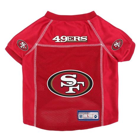 In addition to the cacophony of feathered friends, you might hear one or. San Francisco 49ers NFL Little Earth V-Neck Pet Mesh Dog ...