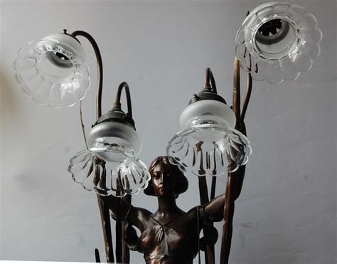 Art Nouveau Lady Lamp No26 English Lamp Company