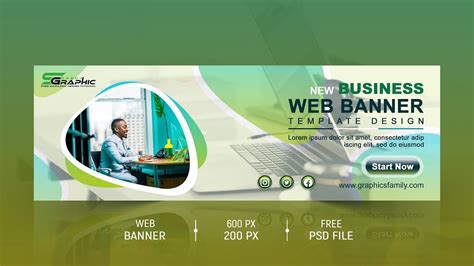 Business Website Banner Design Adobe Photoshop Cc Website Banner