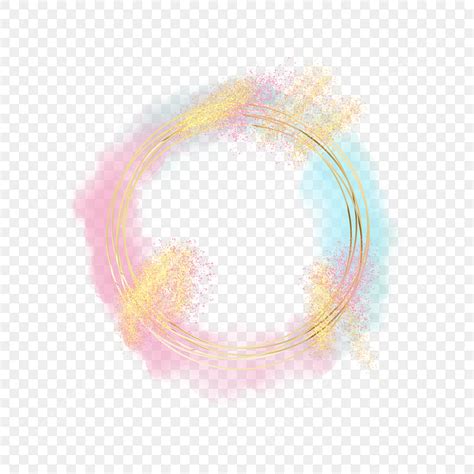 Watercolor Golden Frame Png Picture Abstract Pastel Watercolor With