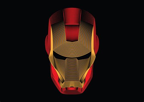 New Iron Mask Minimalist Hd Superheroes 4k Wallpapers Images