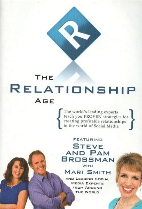 The Relationship Age Steve And Pam Brossman And Mari Smith Book Social