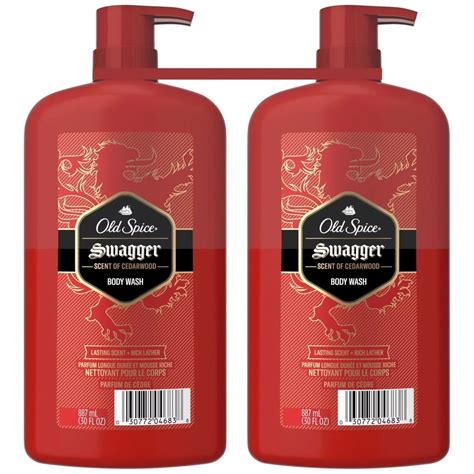 Old Spice Swagger Body Wash For Men Scent Of Cedarwood 30 Fluid Ounce