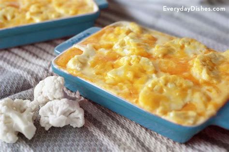 Baked Cheesy Cauliflower Casserole Recipe Recipe Recipes Food