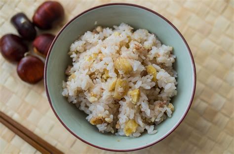 Steamed Rice With Chestnuts Japanese Kurigohan For Lunch Flickr