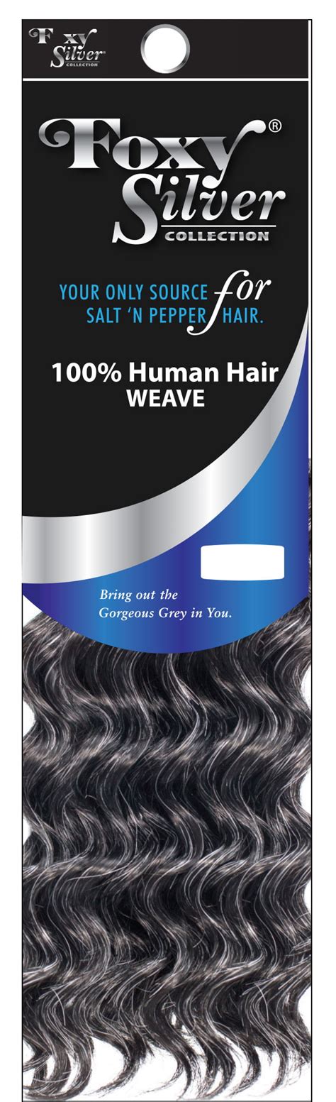 Foxy Silver Weave Hh Deep Wave Inch Human Hair Weave In Walmart Com