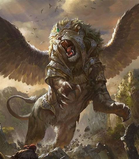 Gripho Fantasy Creatures Art Fantasy Beasts Mythical Creatures Art