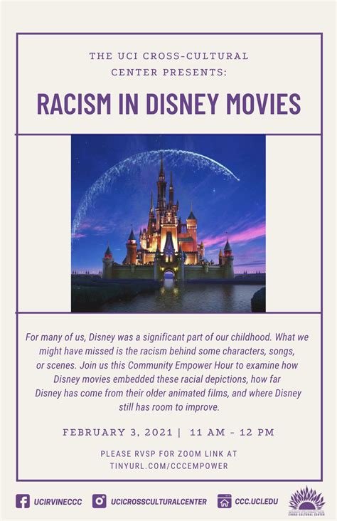 community empower hour racism in disney movies ♥ uci office of inclusive excellence