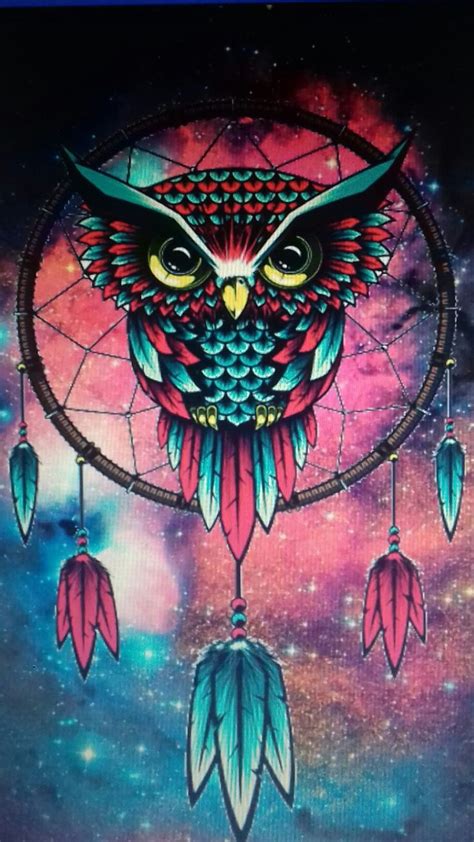 Beautiful 💖 Dreamcatcher Wallpaper Owl Wallpaper Owl Dream Catcher