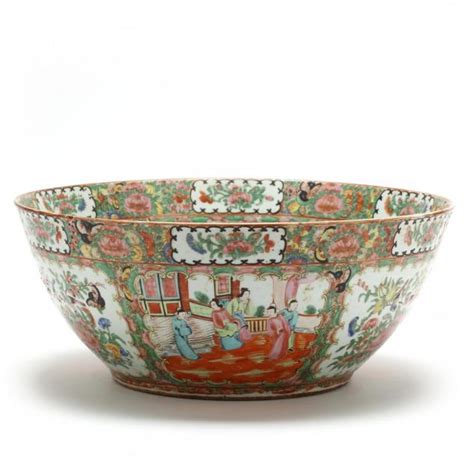 Large Chinese Famille Rose Punch Bowl Lot 249a Session Ii Fine And Decorative Artsjun 17 2016