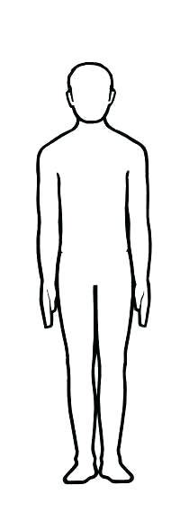 Human Body Outline Printable Printable Outline Person Clipart Best