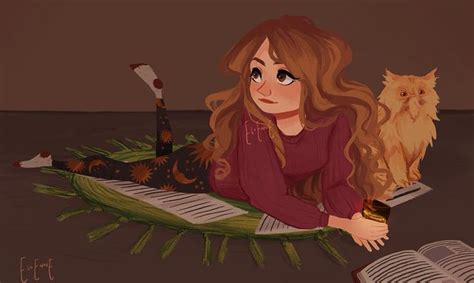 A Casual Hermione Granger And Her Beloved Crookshanks Who Do You Want