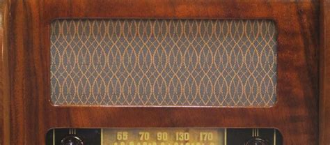 Vintage Fabric For Speaker Grill Cloth Antique Radio Grille