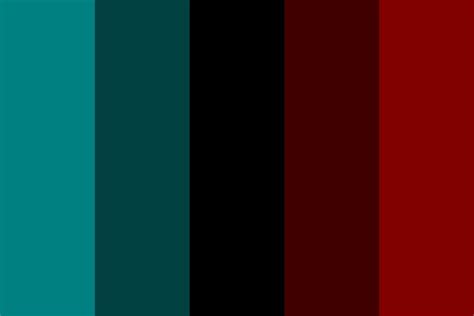 Dark Cyan And Red Color Palette Colorpalettes Colorschemes