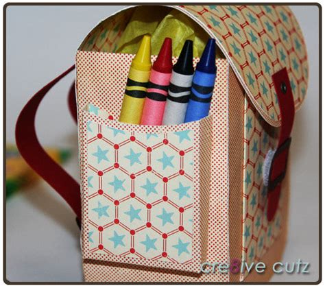 Backpack 3d Paper Craft Project Cre8ive Cutz