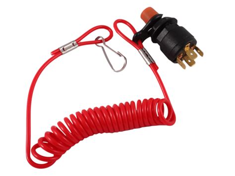 Marine Emergency Cut Off Switch With Lanyard 12 Volt Planet