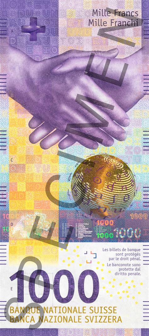 A banknote is the product of highly advanced graphic design. Swiss National Bank (SNB) - The design of the new ...