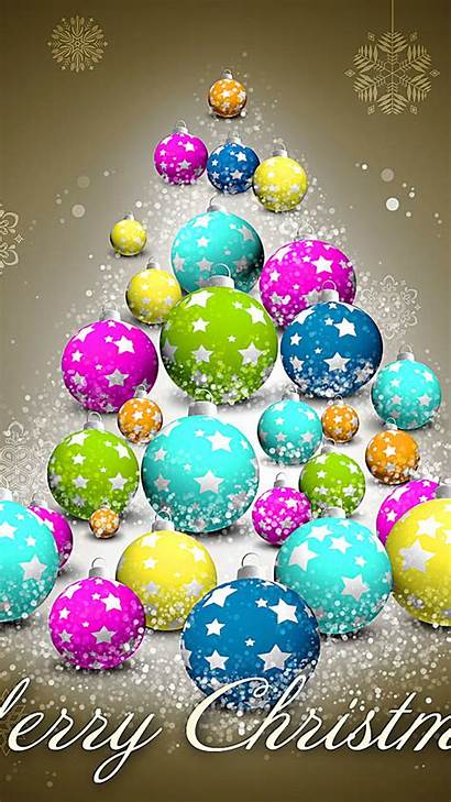 Iphone Christmas Colorful Merry Wallpapers Plus Phone