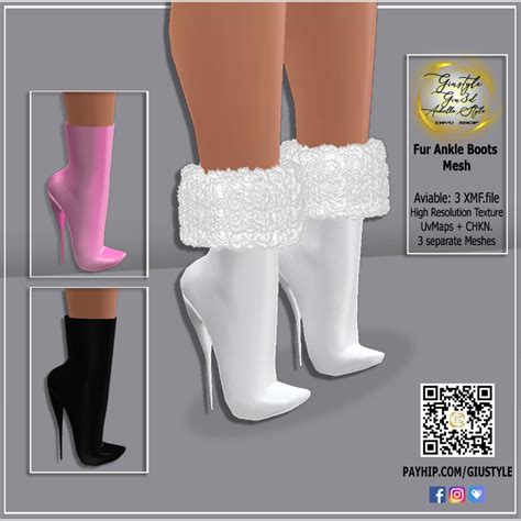 Fur Ankle Boots Mesh Add On Fur Mesh Payhip