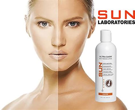 Sun Labs Ultra Dark 8 Oz Set W Tan Maintainer And Exfoliant By Sun