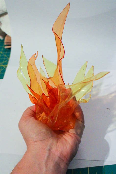 Making A Transpart Handheld Flame Worbla Thermoplastics Halloween