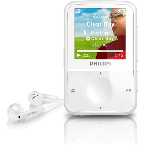 Philips Go Gear Vibe 4gb Mp3 Player White