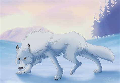 Snow White Cute Wolf Drawings Anime Wolf Wolf Spirit Animal
