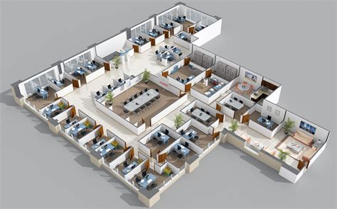 The Office Floor Plan 3d Clarine Hawley