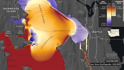 Simulation Shows Tsunami Waves As High As 42 Feet Could Hit Seattle In Minutes Should A Major