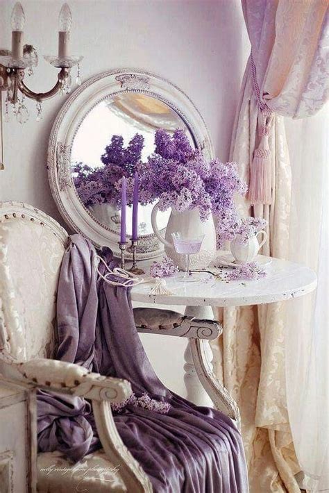 Elegant Purples Декор в стиле шебби шик Спальня в стиле шебби шик
