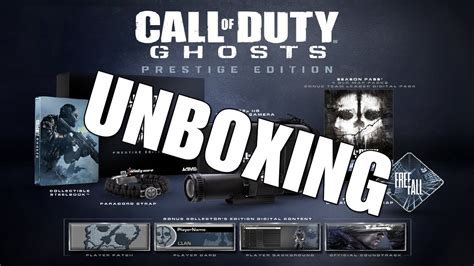 Unboxing Prezentacja Call Of Duty Ghosts Prestige Edition Ps3