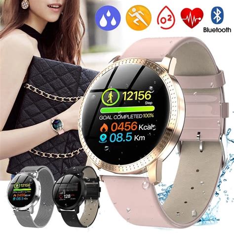 Cf18 Smart Watch Oled Fitness Tracker Heart Rate Blood Pressure Monitor