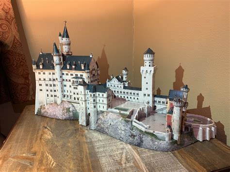Neuschwanstein Castle Paper Model Kit Super Fun Rpapercraft